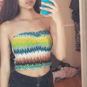 Cute colorful Tube Top